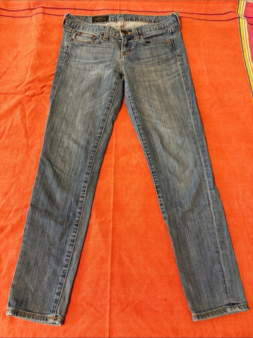 J. Crew Straight Leg Jeans in Medium Blue Wash
